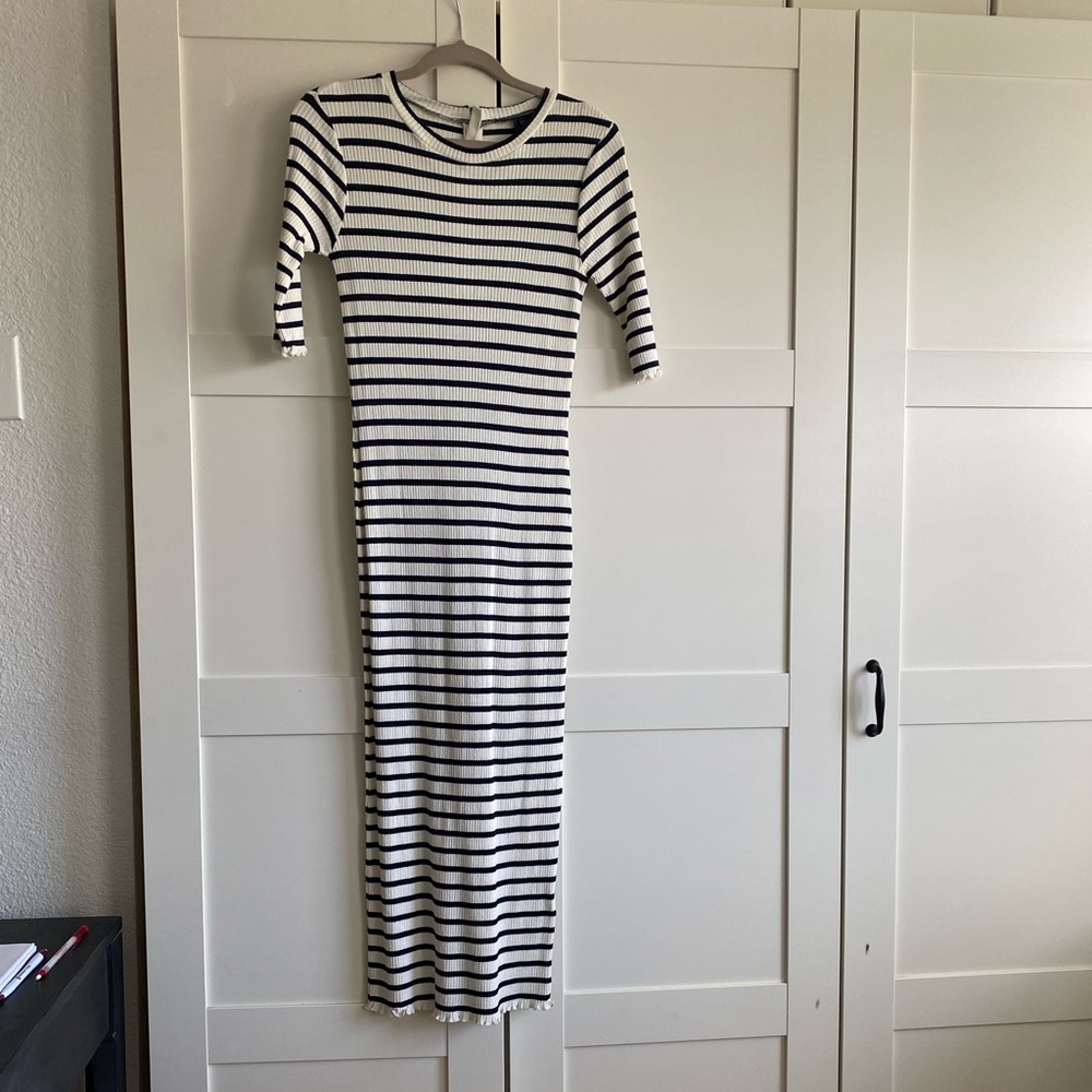 French Connection Strikes Midi Dress